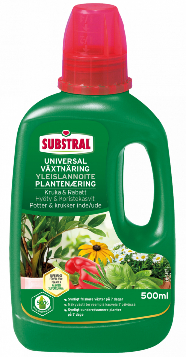 Substral Universal Nutrition 500Ml 41957 in the group Garden / Grass seeds & fertilizer / Cultivation at Entreprenadbutiken (41957)