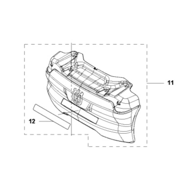 Bumper Assy in the group Automower 430X - 2021 at Entreprenadbutiken (5010650-01)