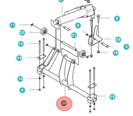 Link Arm 5010661-01 in the group  at Entreprenadbutiken (5010661-01)