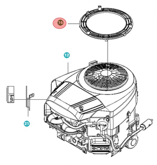 Air Intake 5010967-01 in the group  at Entreprenadbutiken (5010967-01)
