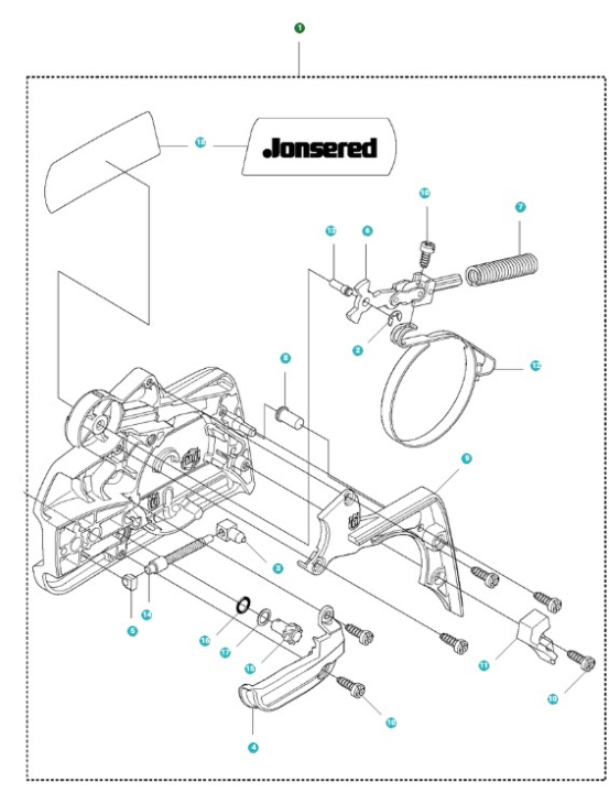 Clutch cover assembly in the group  at Entreprenadbutiken (5013882-02)
