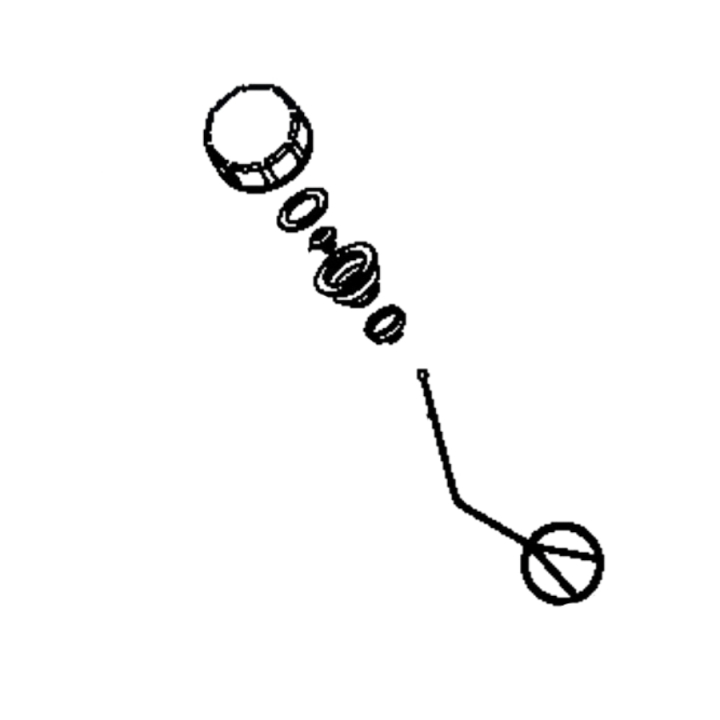 Repair Kit Fuel Cap Assy 5014243-43 in the group  at Entreprenadbutiken (5014243-43)