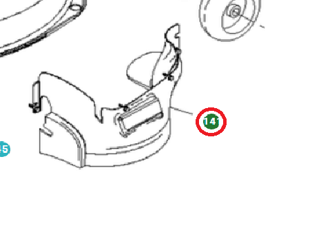 Housing 5015793-02 in the group  at Entreprenadbutiken (5015793-02)