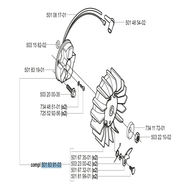 Ignition system Kpl in the group  at Entreprenadbutiken (5018391-03)