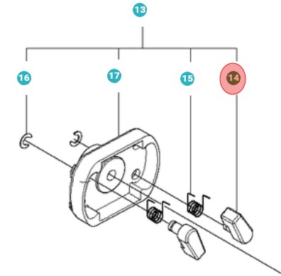 Start Latch 5019391-01 in the group at Entreprenadbutiken (5019391-01)