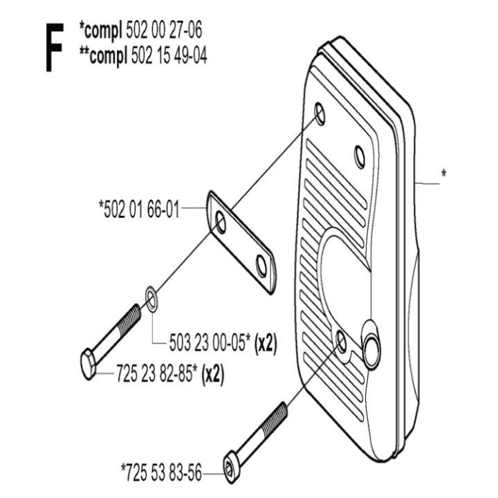 Muffler Kpl, in the group at Entreprenadbutiken (5020027-04)