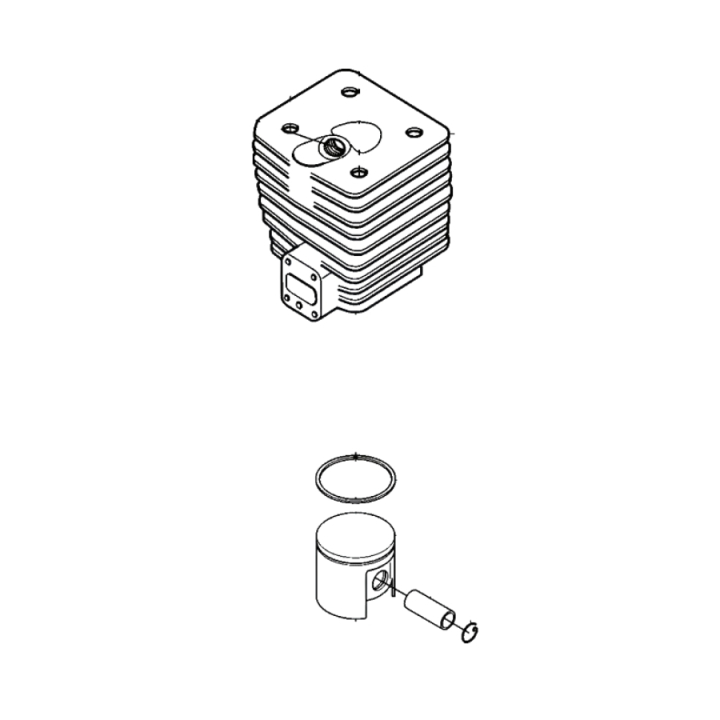 Cylinder Jonsered RS51, RS52 in the group  at Entreprenadbutiken (5021278-01)