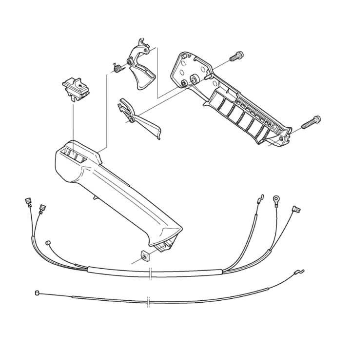 Throttle handle set in the group at Entreprenadbutiken (5021958-17)