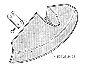 Splash guard 5022634-03 in the group  at Entreprenadbutiken (5022634-03)