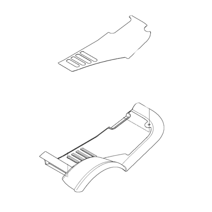 Foot Plate 5022907-03 in the group at Entreprenadbutiken (5022907-03)