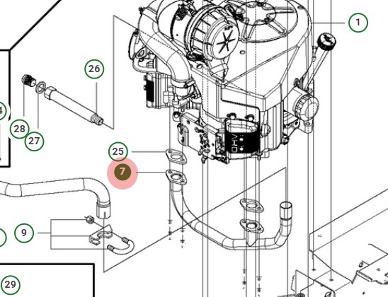 Exhaust Pipe 5026367-01 in the group  at Entreprenadbutiken (5026367-01)