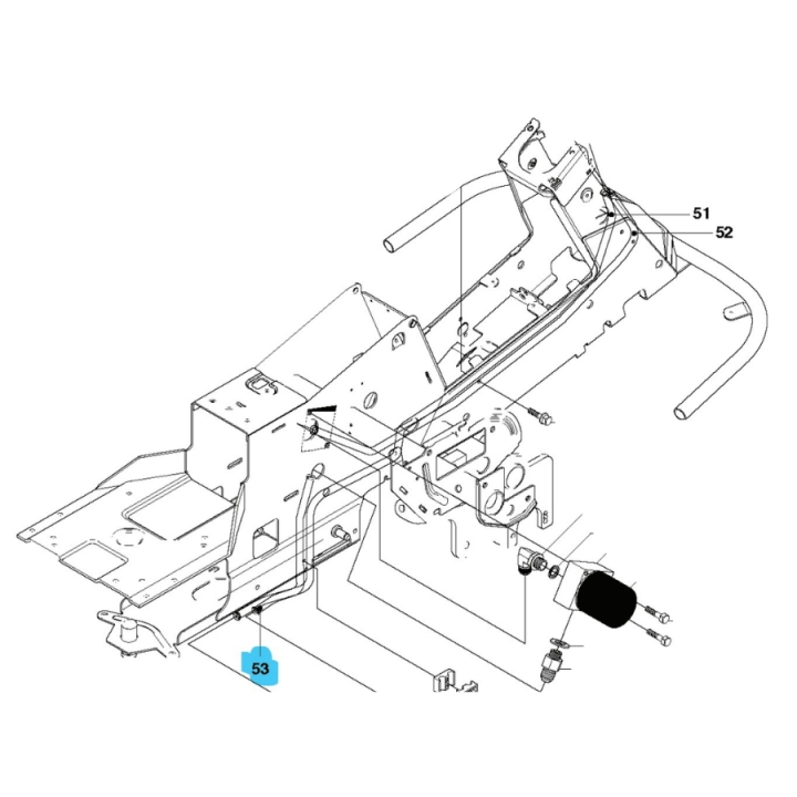 Hydraulic pipe in the group  at Entreprenadbutiken (5028546-01)