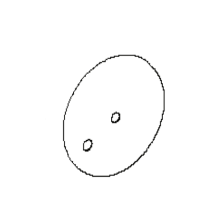 Wheel plate Brilliant right, 2 Holes in the group  at Entreprenadbutiken (5033172-01)