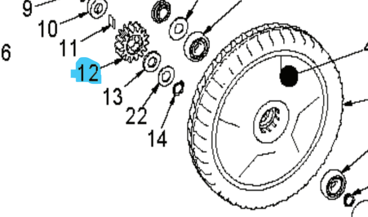 Drive gear Vx Brilliant in the group  at Entreprenadbutiken (5033270-01)