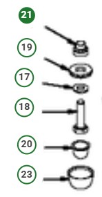 Insulating Bushing Male 5033359-01 in the group  at Entreprenadbutiken (5033359-01)
