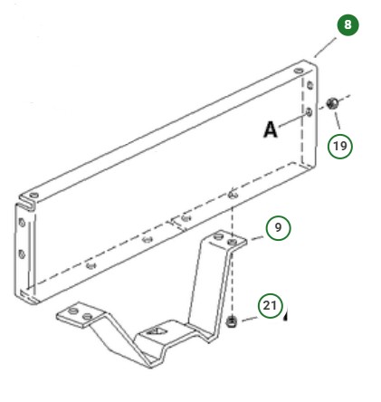 Front Panel 5033400-01 in the group  at Entreprenadbutiken (5033400-01)