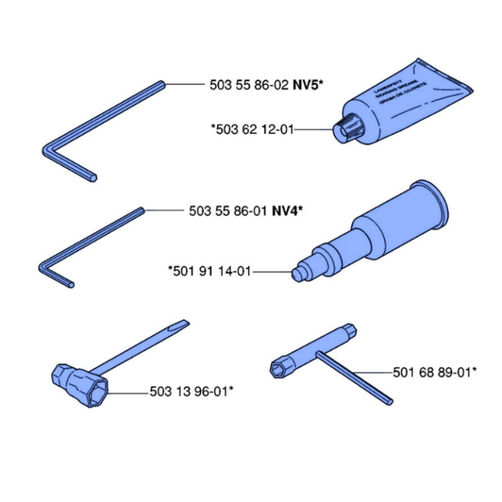 Tool kit 5035585-02 in the group  at Entreprenadbutiken (5035585-02)