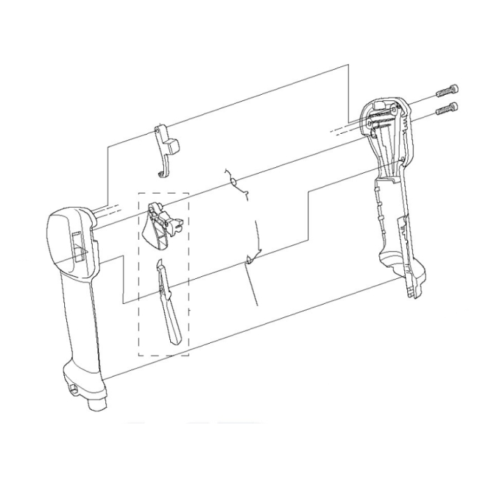 Throttle handle Kpl 5042098-05 in the group at Entreprenadbutiken (5042098-05)