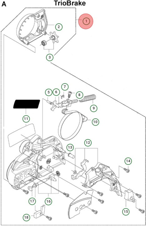 Clutch cover assembly in the group at Entreprenadbutiken (5053242-03)