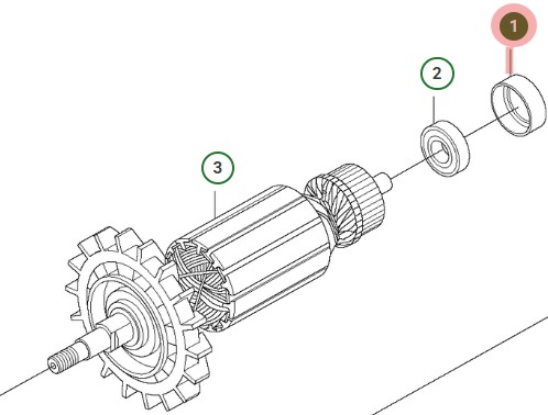 Rubber Bushing 5055303-14 in the group  at Entreprenadbutiken (5055303-14)