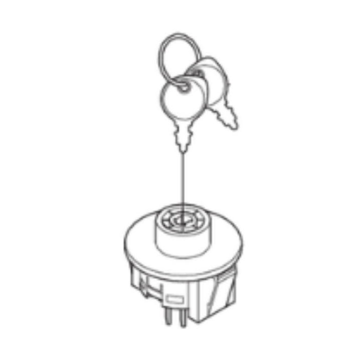 Key switch x4000 in the group at Entreprenadbutiken (5057976-02)