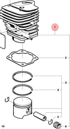 Cylinder Kpl 5062437-15 in the group  at Entreprenadbutiken (5062437-15)