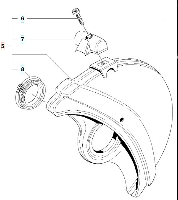 Blast protection Kpl Chrome 12 in the group at Entreprenadbutiken (5063405-01)