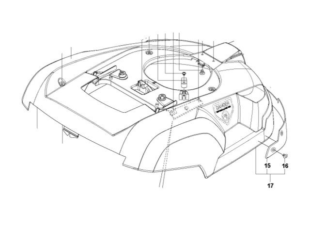 Body kit Solar Hybrid, black,Kit including new body & contact spacer in the group  at Entreprenadbutiken (5100967-05)