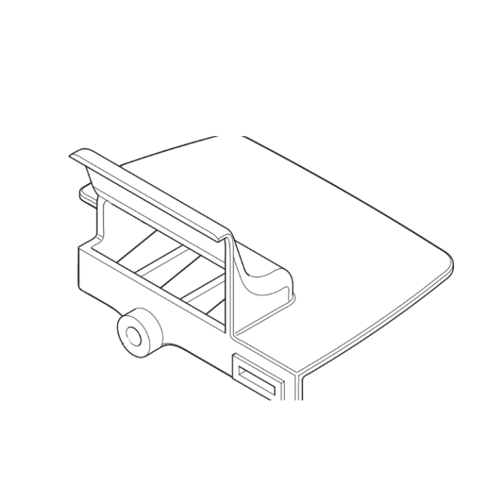Plate, Muffler 5154121-01 in the group  at Entreprenadbutiken (5154121-01)