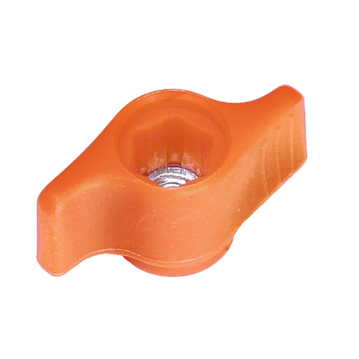 Wing Nut M5 Red 5205410-01 in the group at Entreprenadbutiken (5205410-01)