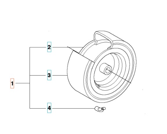 Wheel R111B, R111B5, R112C, R112C5, R112iC in the group  at Entreprenadbutiken (5255847-01)