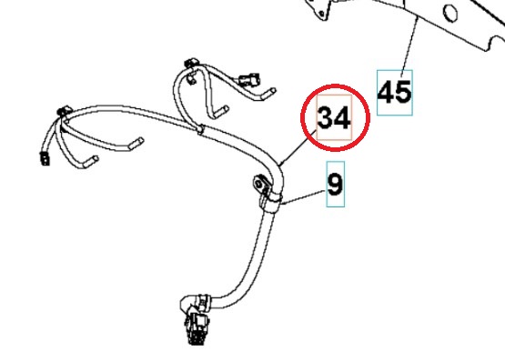 Cabling Upper - Controls Rato in the group  at Entreprenadbutiken (5293605-01)