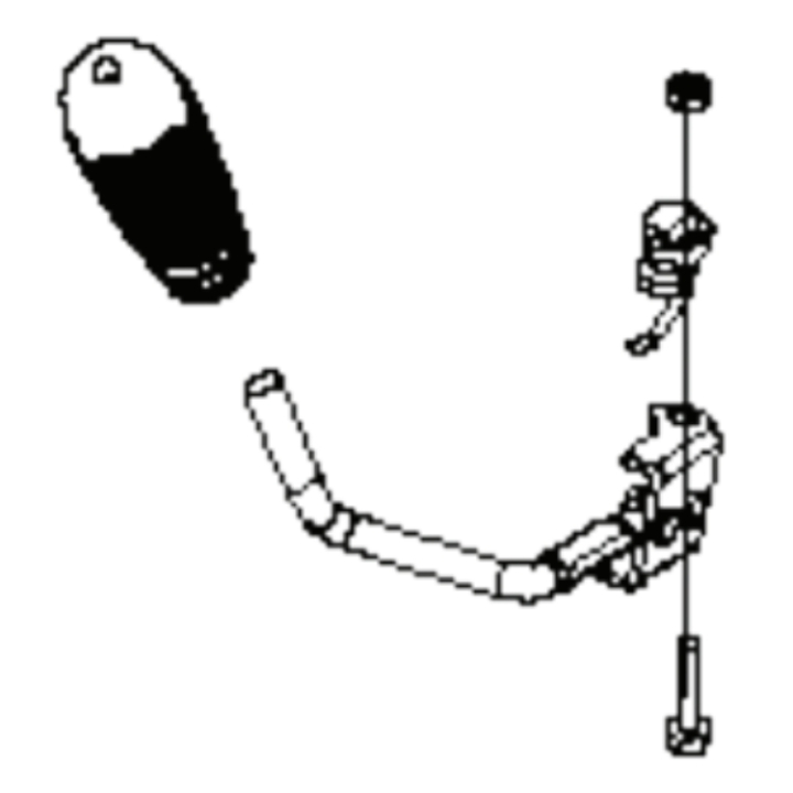 Handle Kit Height Adjustment H 5295957-01 in the group  at Entreprenadbutiken (5295957-01)