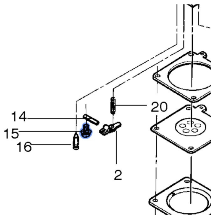 Screw 5300350-16 in the group at Entreprenadbutiken (5300350-16)