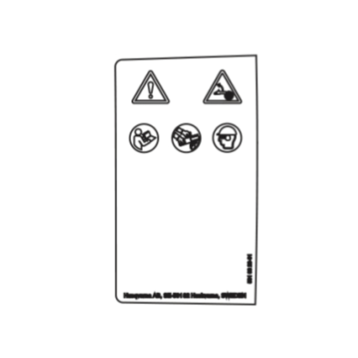 Label Warning 5310820-01 in the group  at Entreprenadbutiken (5310820-01)