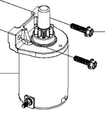 Starter Motor in the group  at Entreprenadbutiken (5311471-30)