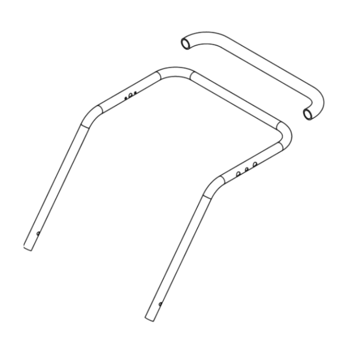 Handle Tube 5311472-03 in the group  at Entreprenadbutiken (5311472-03)