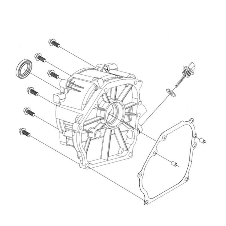 Cover kit crankcase in the group at Entreprenadbutiken (5311473-17)