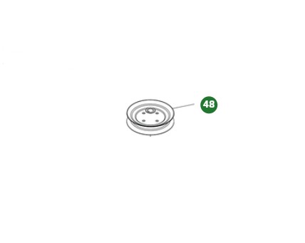 Belt tensioner pulley Husqvarna TS112, TC112 in the group  at Entreprenadbutiken (5311479-10)