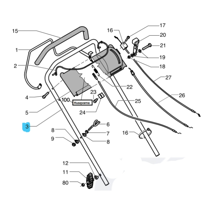 Handle 5312107-70 in the group  at Entreprenadbutiken (5312107-70)