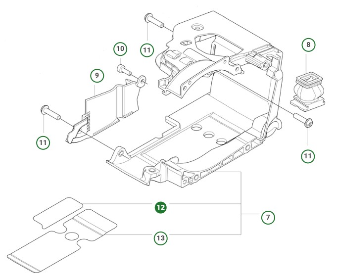 Heat Deflector Cylinder Cover in the group  at Entreprenadbutiken (5314099-01)