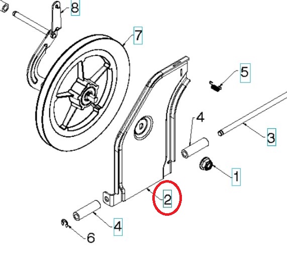 Plate Tip Plate Friction Pulley in the group  at Entreprenadbutiken (5314470-02)