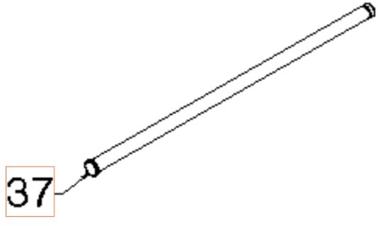 Bearing Pin 5324026-52 in the group  at Entreprenadbutiken (5324026-52)