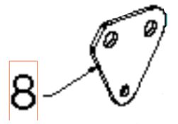 Plate 5324154-50 in the group  at Entreprenadbutiken (5324154-50)