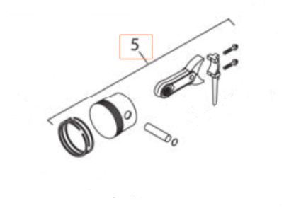 Piston Cpl 5324205-82 in the group  at Entreprenadbutiken (5324205-82)