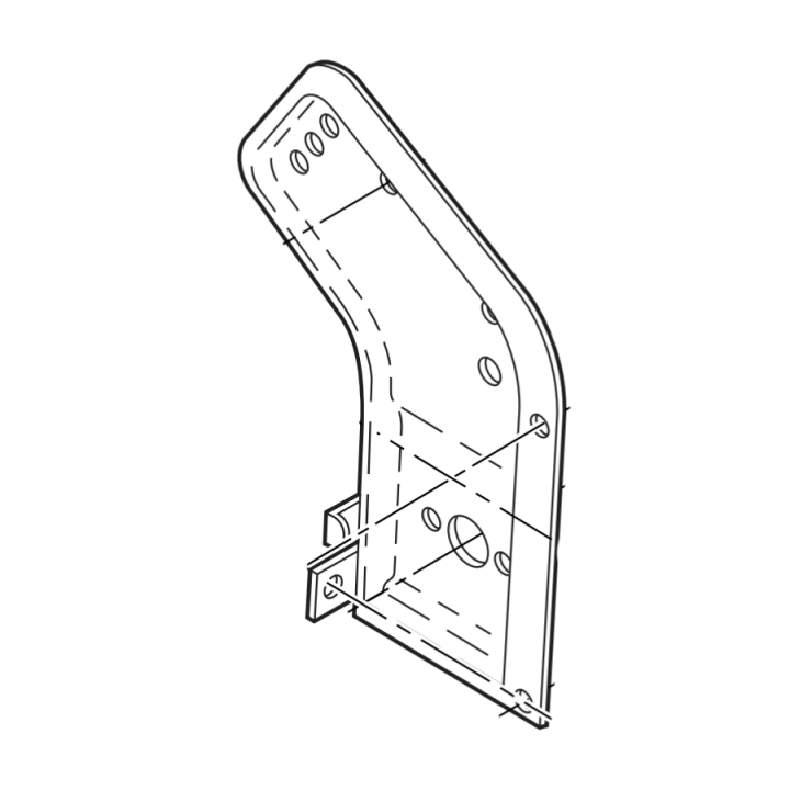 Handle Bracket 5324260-61 in the group  at Entreprenadbutiken (5324260-61)