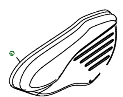 Belt protection 5324404-38 in the group at Entreprenadbutiken (5324404-38)