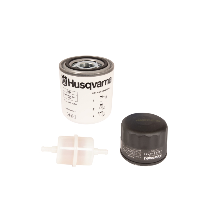 Maintenance kit with engine oil filter, fuel filter, hydraulic oil filter - first 50h in the group at Entreprenadbutiken (5349760-02)