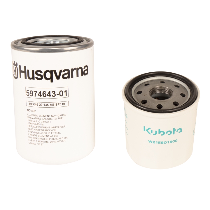 Maintenance kit with engine oil filter and hydraulic oil filter - first 50h in the group at Entreprenadbutiken (5349763-02)