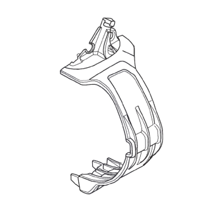 Handle holder right, D130 husq in the group at Entreprenadbutiken (5352898-01)